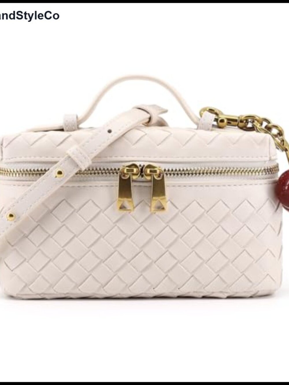 Woven Crossbody Bag Small Mini Top Handle Clutch Purse Detachable Strap